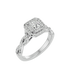 Tina Side Halo Engagement Ring