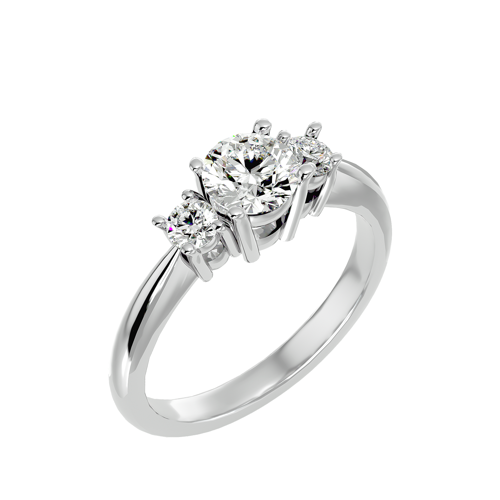 Primrose Tri Stone Ring