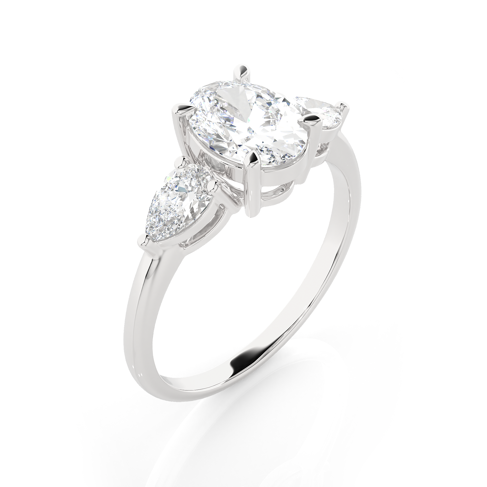 Fracia 3 Stone Ring