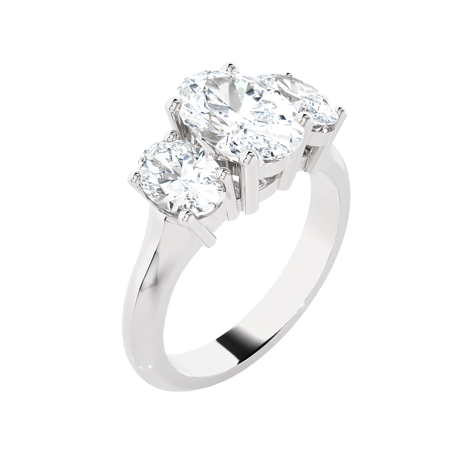 Fracia 3 Stone Ring