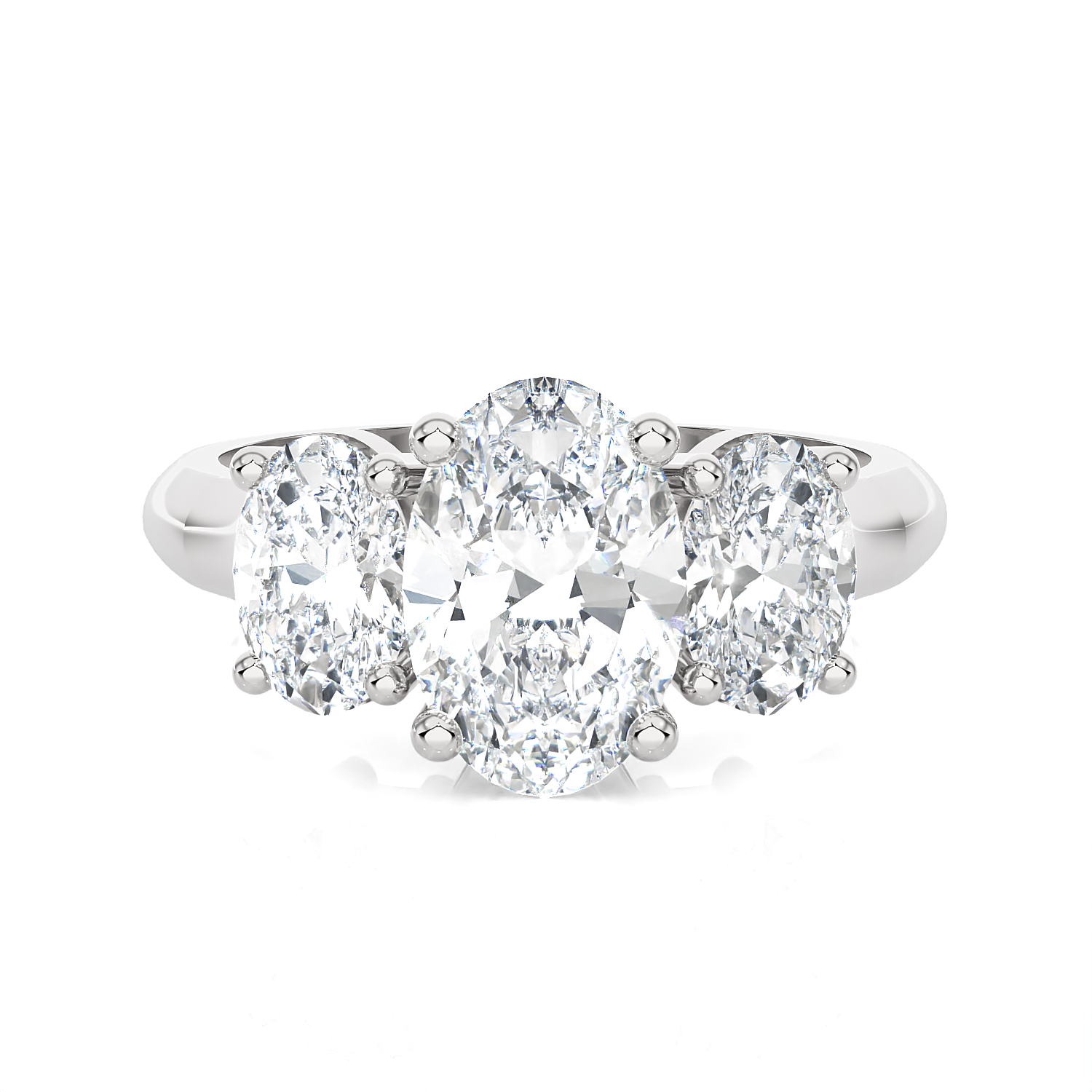 Fracia 3 Stone Ring