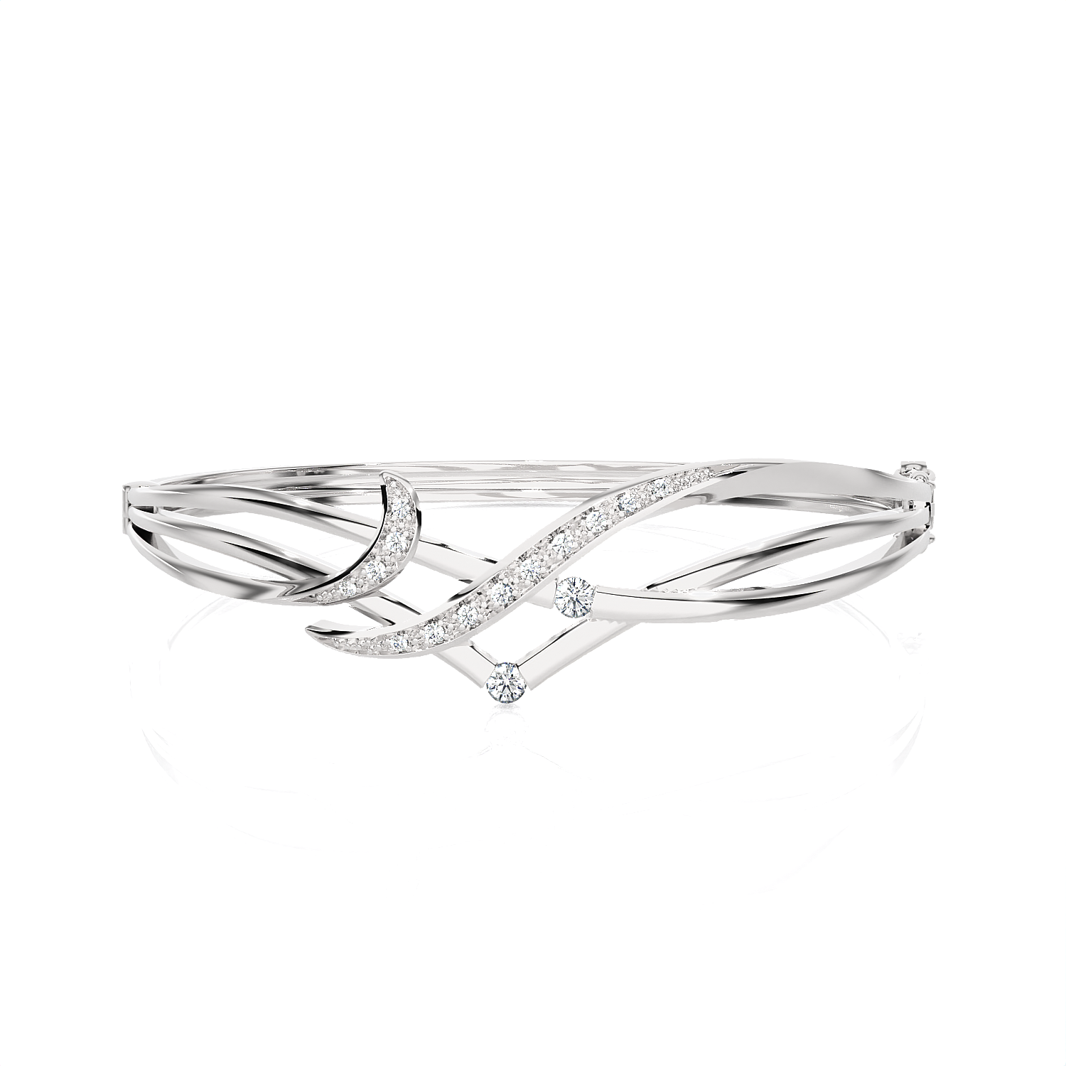 Multi-Arc Bangle Fashion Bracelet