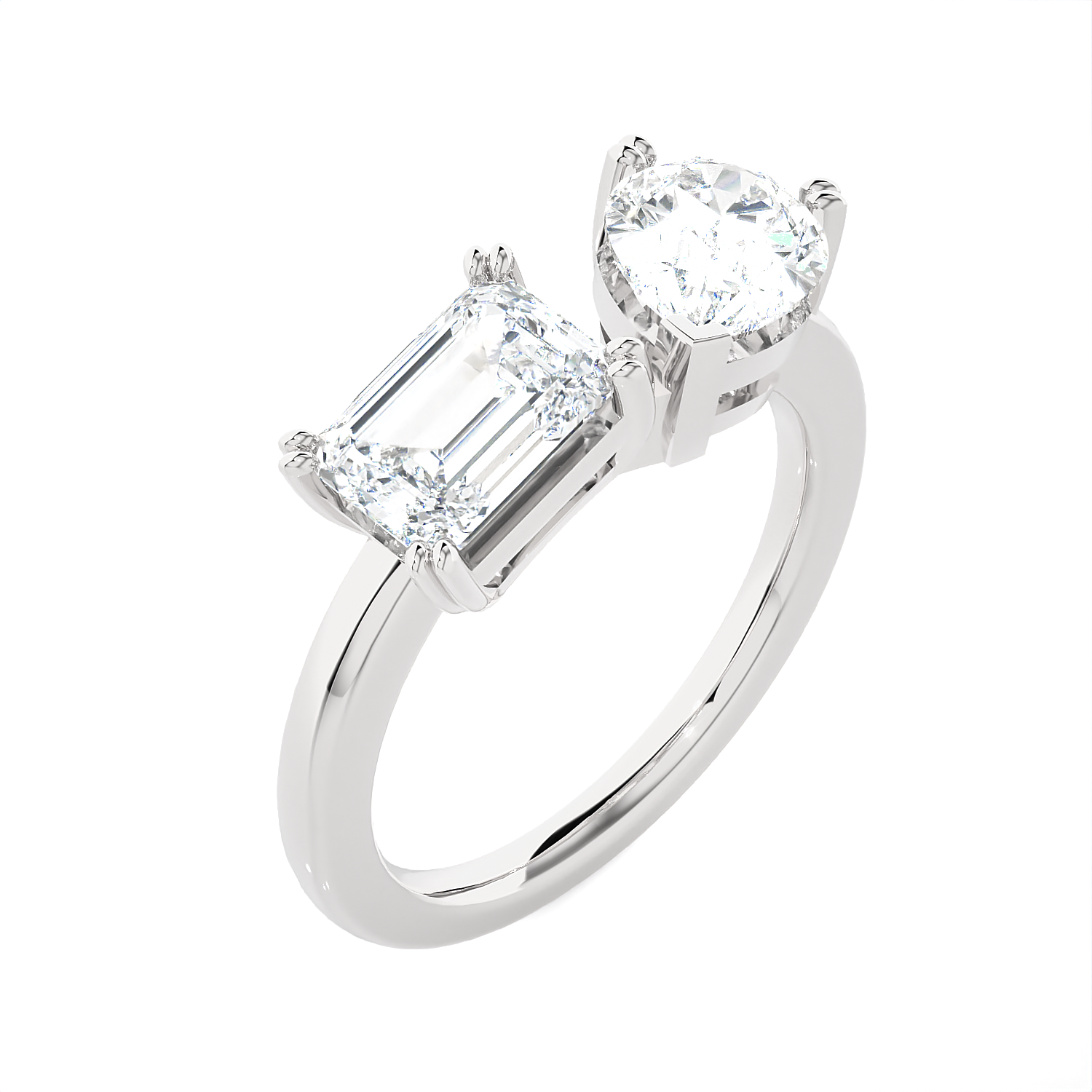 Pebel Two Stone Engagement Ring