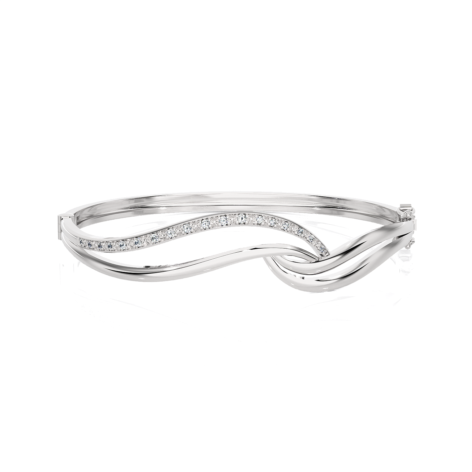 Maria Curved Bangle Bracelet